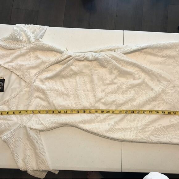 GUESS Faux Wrap Mini Dress - Picture 10 of 12